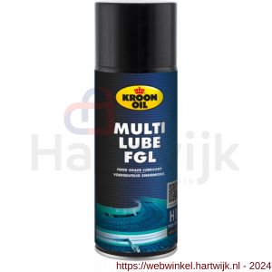 Kroon Oil Multi Lube FGL H1 universeel contactsmeermiddel Food Grade H1 400 ml aerosol - H21500844 - afbeelding 1
