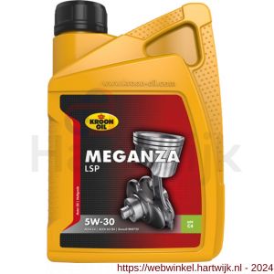 Kroon Oil Meganza LSP 5W-30 synthetische motorolie Synthetic Multigrades passenger car 1 L flacon - H21500449 - afbeelding 1
