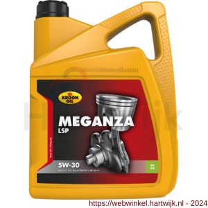 Kroon Oil Meganza LSP 5W-30 synthetische motorolie Synthetic Multigrades passenger car 5 L can - H21500450 - afbeelding 1