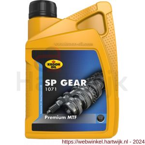Kroon Oil SP Gear 1071 handgeschakelde transmissie olie 1 L flacon - H21500719 - afbeelding 1