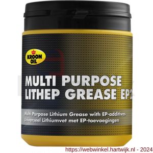 Kroon Oil MP Lithep Grease EP2 vet universeel 600 g pot - H21501232 - afbeelding 1