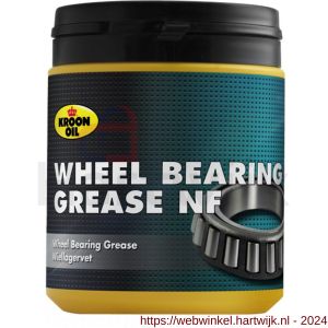 Kroon Oil Wheel Bearing Grease NF wiellagervet 600 g pot - H21500941 - afbeelding 1