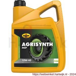 Kroon Oil Agrisynth MSP 10W-40 motorolie half synthetisch 5 L can - H21501274 - afbeelding 1