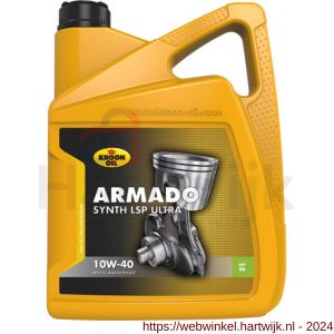 Kroon Oil Armado Synth Ult 10W-40 synthetische diesel motorolie Synthetic Multigrades Heavy Duty 5 L can - H21500178 - afbeelding 1