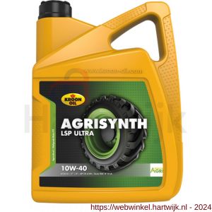 Kroon Oil Agrisynth LSP Ultra 10W-40 motorolie half synthetisch 5 L can - H21501289 - afbeelding 1