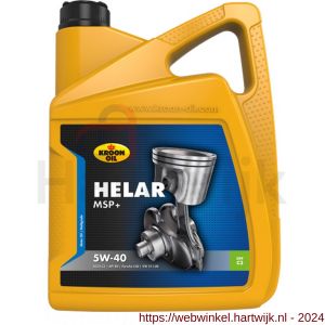 Kroon Oil Helar MSP+ 5W-40 motorolie half synthetisch 5 L can - H21501320 - afbeelding 1