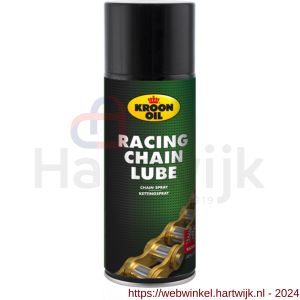 Kroon Oil Racing Chainlube Light kettingsmeermiddel onderhoud 400 ml aerosol - H21500850 - afbeelding 1