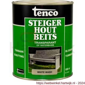 Tenco Steigerhoutbeits dekkend White Wash 1 L blik - H40710206 - afbeelding 1