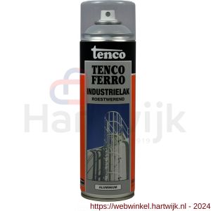 Tenco Ferro industrielak dekkend aluminium spray 0,5 L spuitbus 409 - H40710154 - afbeelding 1