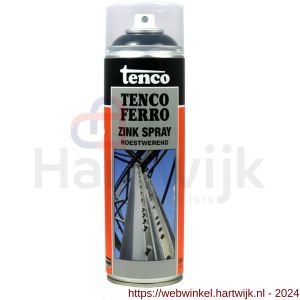 Tencoferro Industrielak grondverf roestwerend zink spray 0,5 L spuitbus - H40710072 - afbeelding 1