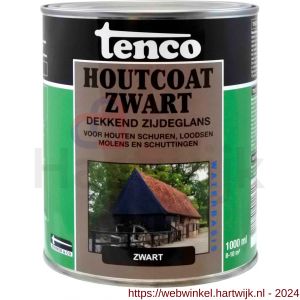 Tenco Houtcoat houtcoating dekkend waterbasis zijdeglans 1 L blik - H40710374 - afbeelding 1