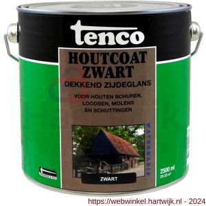 Tenco Houtcoat houtcoating dekkend waterbasis zijdeglans 2,5 L blik - H40710375 - afbeelding 1