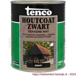Tenco Houtcoat houtcoating dekkend waterbasis mat 1 L blik - H40710372 - afbeelding 1