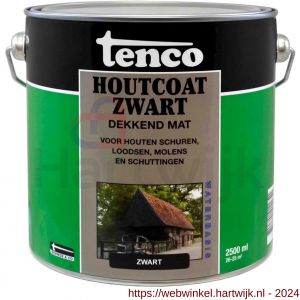 Tenco Houtcoat houtcoating dekkend waterbasis mat 2,5 L blik - H40710373 - afbeelding 1