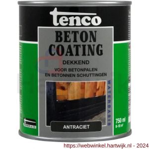 Tenco Betoncoating betonverf dekkend antraciet 0,75 - H40710471 - afbeelding 1