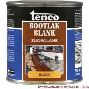 Tenco Bootlak blank zijdeglans 0,25 L blik - H40710474 - afbeelding 1