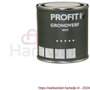Profit Grondverf wit 0,25 L blik - H40710102 - afbeelding 1