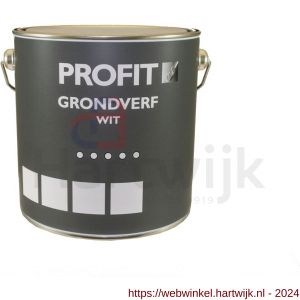Profit Grondverf wit 2,5 L blik - H40710104 - afbeelding 1