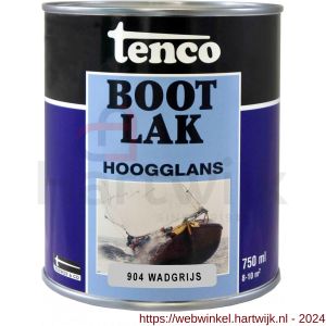 Tenco Bootlak dekkend 904 wadgrijs 0,75 L blik - H40710045 - afbeelding 1