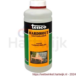 Tenco Hardhout Ontgrijzer ontweringswater blank 1 L flacon - H40710320 - afbeelding 1