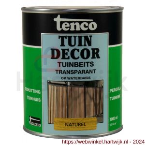 Tenco Tuindecor tuinbeits transparant naturel 1 L blik - H40710442 - afbeelding 1