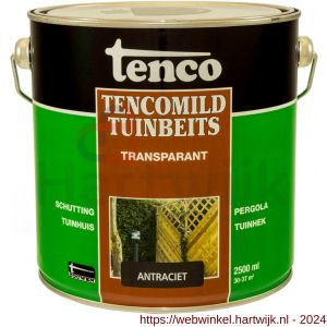 TencoMild tuinbiets transparant antraciet 2,5 L blik - H40710427 - afbeelding 1