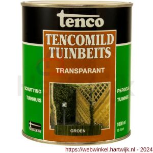 TencoMild tuinbeits transparant groen 1 L blik - H40710286 - afbeelding 1
