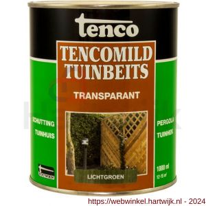 TencoMild tuinbeits transparant lichtgroen 1 L blik - H40710290 - afbeelding 1