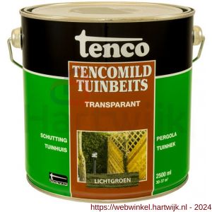 TencoMild tuinbeits transparant lichtgroen 2,5 L blik - H40710291 - afbeelding 1