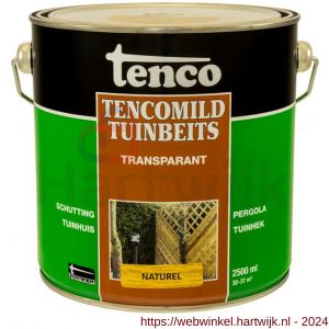 TencoMild tuinbeits transparant naturel 2,5 L blik - H40710293 - afbeelding 1