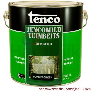 TencoMild houtbeschermingsbeits dekkend donkergroen 2,5 L blik - H40710278 - afbeelding 1
