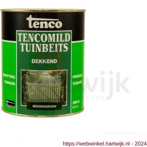 TencoMild houtbeschermingsbeits dekkend middengroen 1 L blik - H40710269 - afbeelding 1