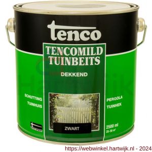 TencoMild houtbeschermingsbeits dekkend zwart 2,5 L blik - H40710282 - afbeelding 1