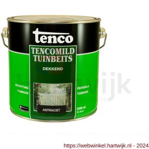 TencoMild houtbeschermingsbeits dekkend antraciet 2,5 L blik - H40710281 - afbeelding 1