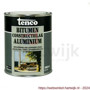 Tenco Bitumen constructielak deklaag coating aluminium 1 L blik - H40710059 - afbeelding 1