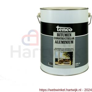 Tenco Bitumen constructielak deklaag coating aluminium 5 L blik - H40710061 - afbeelding 1
