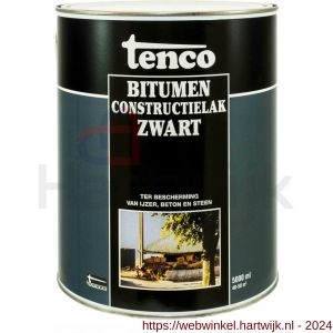 Tenco Bitumen coating constructielak zwart 25 L blik - H40710058 - afbeelding 1