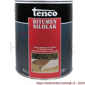 Tenco Silolak deklaag bitumen coating zwart 10 L blik - H40710065 - afbeelding 1