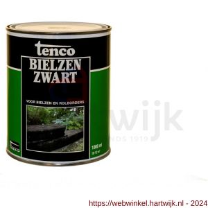Tenco Bielzenzwart beits zwart 1 L blik - H40710212 - afbeelding 1