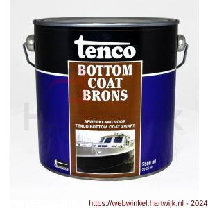 Tenco Bottomcoat Teervrij onderwatercoating brons 2.5 L blik - H40710022 - afbeelding 1