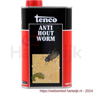 Tenco Anti-Houtworm kleurloos blank 1 L blik - H40710317 - afbeelding 1