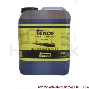 Tenco Anti Rust Compound roestwerende coating vloeibaar donkerbruin 5 L blik - H40710031 - afbeelding 1