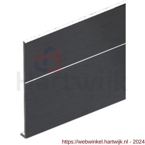 Ellen beschermingsplaat Elegance Protection Plate zwart geborsteld 1030 mm - H51010309 - afbeelding 1