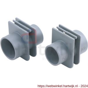 Pipelife buisinvoerstuk flexbox 16/19 mm grijs set 3 stuks - H50401115 - afbeelding 1