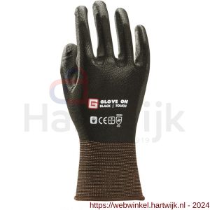 Glove On Black Touch handschoen maat 9 L zwart - H50400071 - afbeelding 1