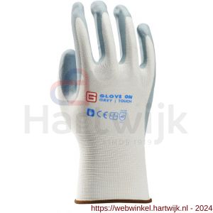 Glove On Grey Touch handschoen maaty 9 L grijs - H50400073 - afbeelding 1