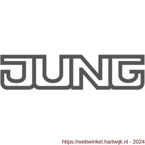 Jung AS500 contactdoos inbouw 2-voudig randaarde crème - H50401302 - afbeelding 2
