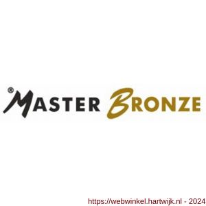 Master Bronze 8010401.21/2 platte kwast Alkyd 2.5 inch kunststof Chinees zwart varkenshaar - H50400242 - afbeelding 2
