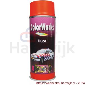ColorWorks fluorescerende lak Fluor rood-oranje 400 ml - H50703604 - afbeelding 1