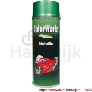 ColorWorks metallic lak groen 400 ml - H50702772 - afbeelding 1
